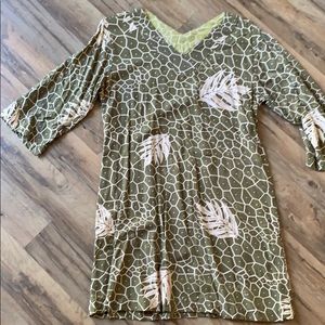 Living hula ulu dress
